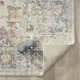 thumbnail image 4 of Luxe Weavers Floral Pattern Cream 9x12 Area Rug, Non-Shedding Carpet, 4 of 10