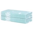 thumbnail image 1 of Juego de toallas de baño de 2 piezas de algodón REGALWOVEN, altamente absorbente y cómoda, toalla encantadora para baño azul_3 28' x 56', 1 of 7