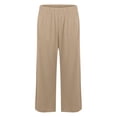 thumbnail image 4 of VV AVEORS Tear Away Capris Sweatpants For Women Breakaway Wide Leg Knee Ankle Replacement Adaptive Pant Khaki S, 4 of 7