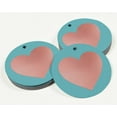 thumbnail image 3 of Inkdotpot Real Rose Gold Foil Made With Love Wedding Tags Favor Hang Paper Tags 50 Pieces, 3 of 6