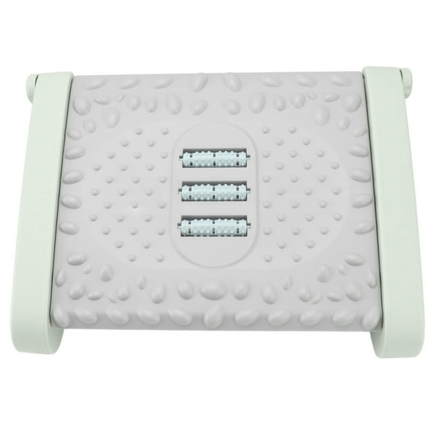 Repose-pieds sous le Bureau, Repose-Pieds Réglable avec Texture de Massage et Rouleau, Repose-Pieds Ergonomique au Travail et au Bureau, Favorise la Circulation des Jambes, Soulage la Pression des Jambes