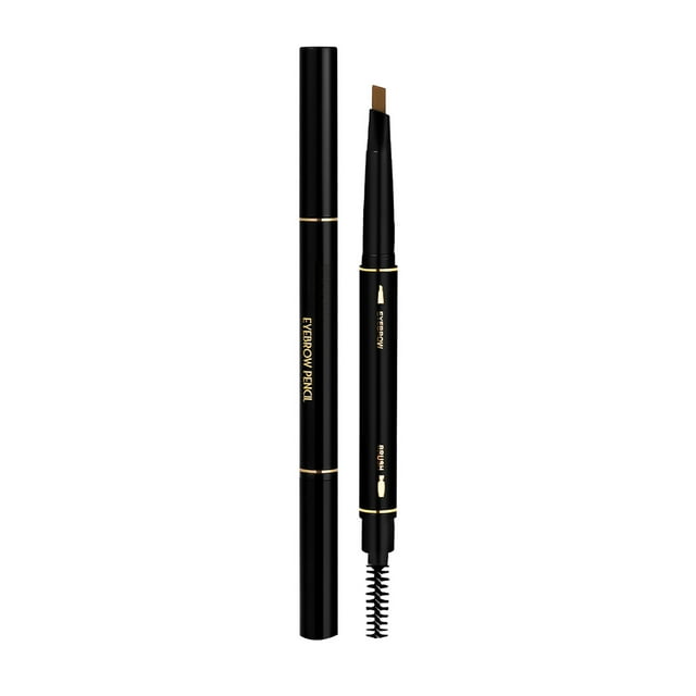 Triangle Shaped Automatic Eyebrow Pencil with Double Ended Design Non Smudging