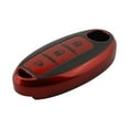 thumbnail image 4 of BUYISI Leather Texture Car Key Fob Case Cover For Nissan X For Trail T32 For Versa Style 2 Red, 4 of 5
