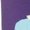 Purple, variant on Harp Seal Women's V-Neck T-Shirt