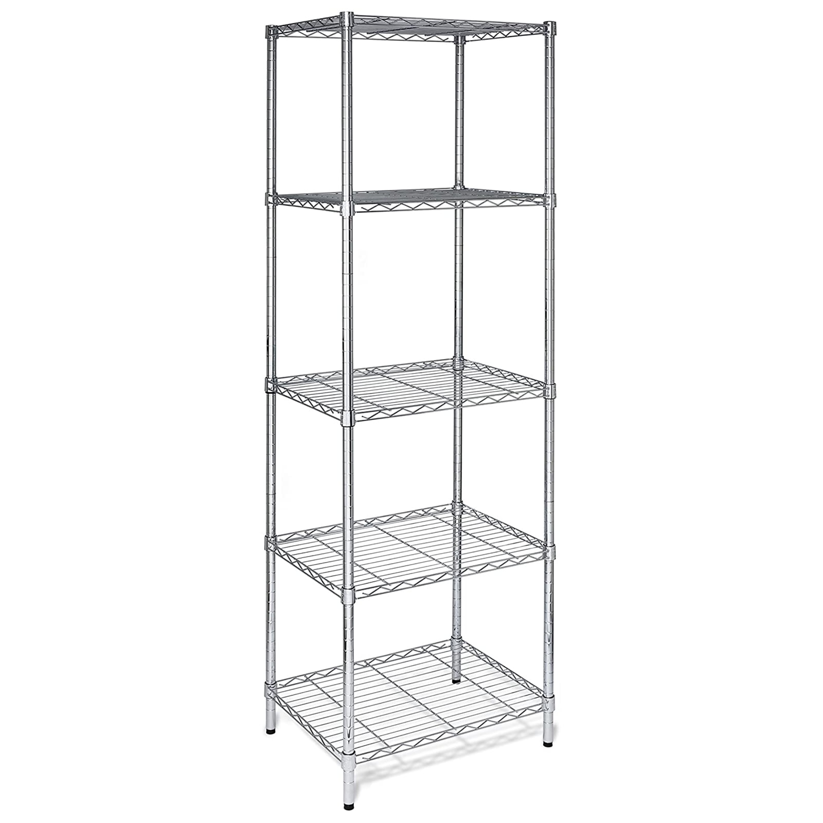 Kepooman 5 Tier Storage Rack Wire Shelving Unit Storage Shelves Metal for Pantry Closet Kitchen Laundry Kepooman 5 Tier Storage Rack Wire Shelving Unit Storage Shelves Metal for Pantry Closet Kitchen Laundry