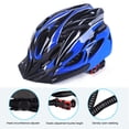 thumbnail image 2 of Casco transpirable para bicicleta Casco de seguridad anticolisión para ciclismo (L Azul Negro), 2 of 7
