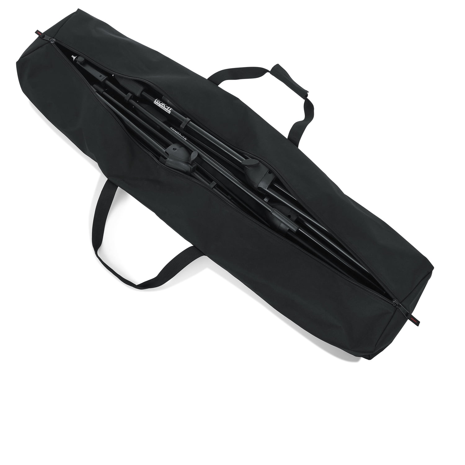 Gator Frameworks Water Resistant and Tear Resistant Microphone Stand Bag, Rugged Nylon Black