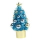 thumbnail image 3 of Colección de esculturas y estatuas de árbol de Navidad, suministros para manualidades, adornos de mesa para Azul, 3 of 9