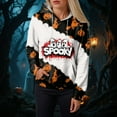 thumbnail image 6 of Godom Plus Size Hoodies for Women Halloween Long Sleeve Pullover Shirts Drawstring Tops S-5XL, 6 of 6