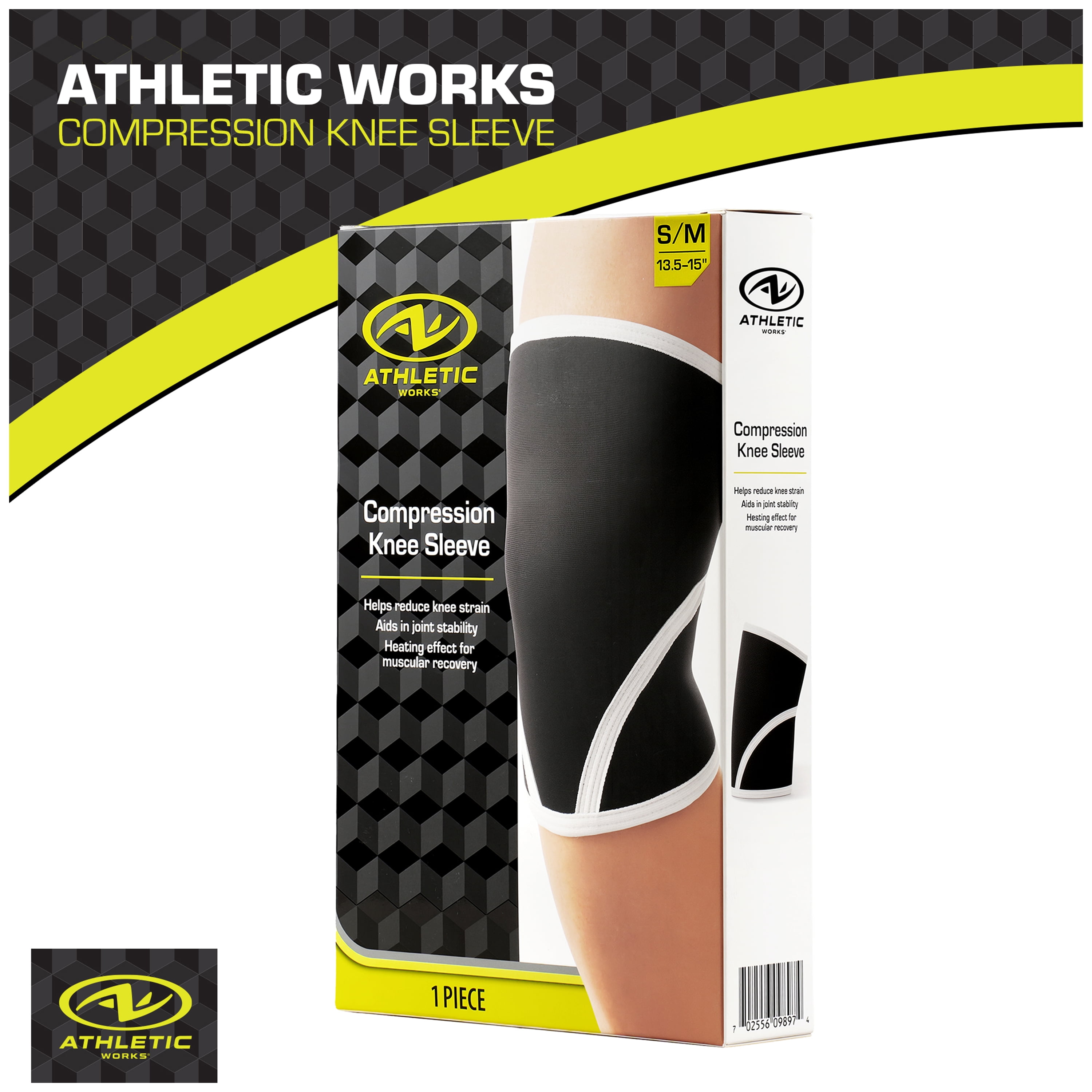 Athletic Works Knee Support Sleeve - Small/Medium