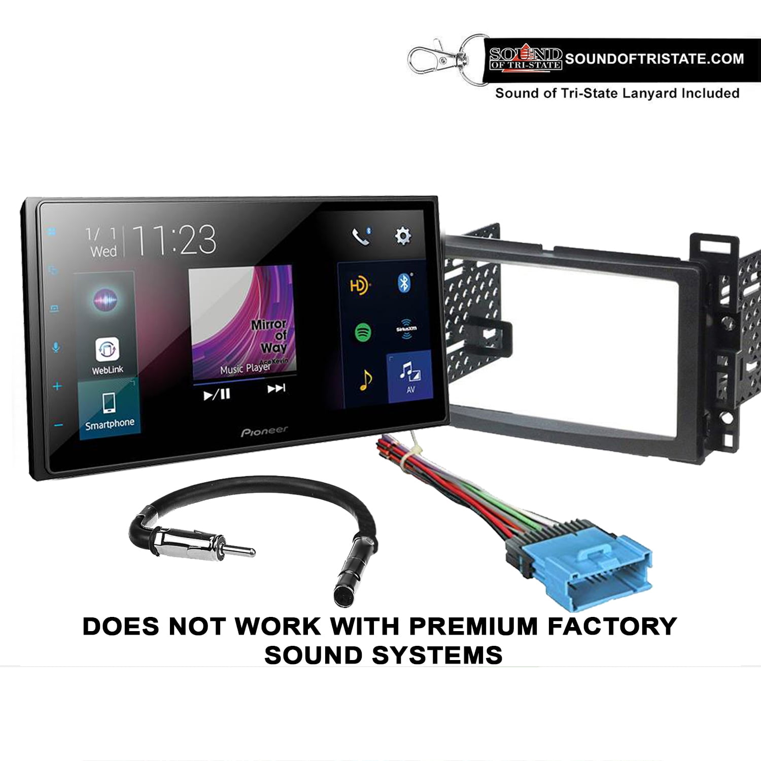 Pioneer DMH2660NEX Digital Receiver CarPlay Kit Fits 0407 Malibu 05
