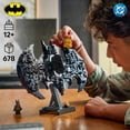 thumbnail image 4 of LEGO DC Batman: Batman Logo Building Toy - Super Hero Bedroom Decor for Kids, Boys & Girls, Ages 12+ - W/Classic & Golden Batman Minifigures - Gift Idea for Birthdays & Fans - 76330, 4 of 9