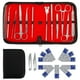 thumbnail image 1 of Juego de instrumentos quirúrgicos para cirugía menor, 22 Uds., tijeras de disección de acero inoxidable, pinzas, 1 of 5