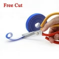 thumbnail image 3 of 5m/roll Cable Ties Reusable Loop Bundle Self Adhesive Fastener DIY Accessories Nylon Strap Organizer Clip Wire Holder Management Red x 5 rolls Width 10mm, 3 of 5