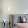 thumbnail image 4 of OULII lampshade cloth Lamp Shade White Fabric 1Pack for Living Room Light Decor, 4 of 8