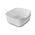 thumbnail image 2 of Escurridor de frutas de cocina Gloria para Verduras frutas carne limpieza mezcla Cesta de lavado cuenco escurridor Blanco, 2 of 9