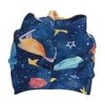 thumbnail image 3 of Honeii Planets And Stars1 Print Kids Knit Beanie Watch Hat ,Knit Cap for Boys and Girls, 3 of 7