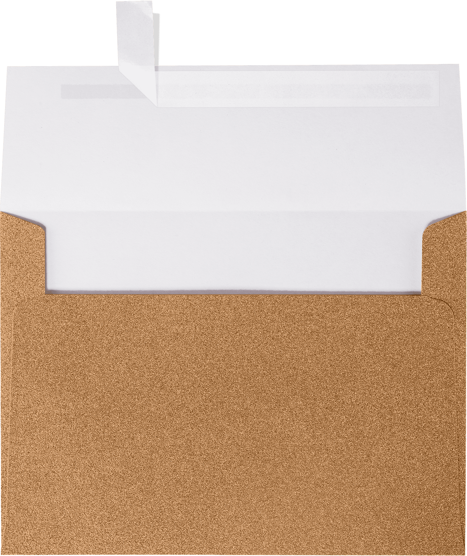 LUXPaper A7 Invitation Envelopes, 5 1/4 x 7 1/4, Rose Gold Sparkle, 50/Pack