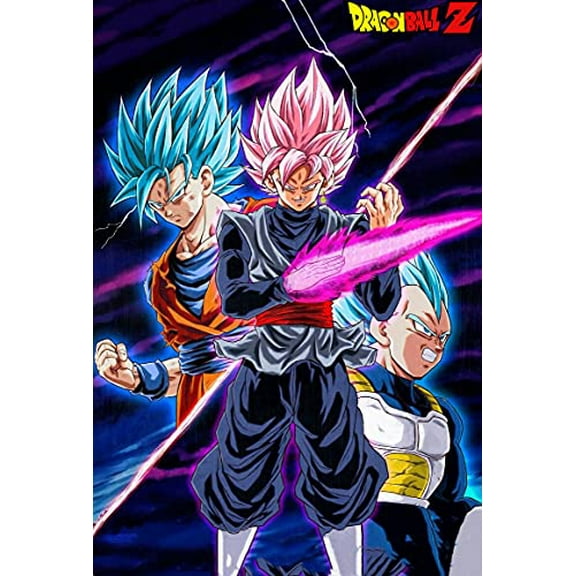 Dragon Ball Super Canvas Poster | Goku & His Friends Anime Poster (300 GSM 12x18 Unframed)