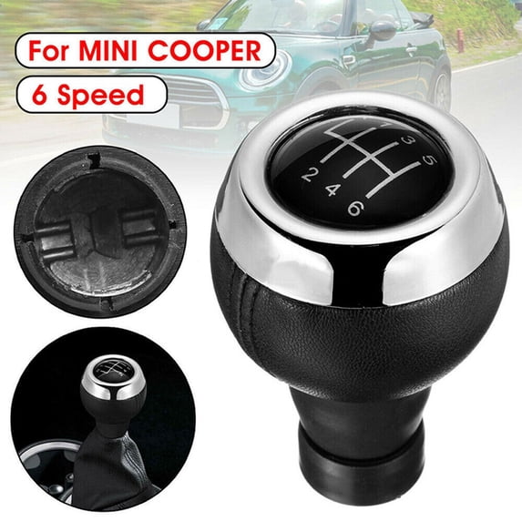 POSSBAY Car 6 Speed Shift Lever Shift Knob Fit For Mini Cooper R55 R56 R57 R58 R59