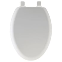 Toilet Seat Elong Wood, White