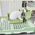 thumbnail image 2 of Green Rabbit Litter Box with Hay Feeder Rack - Ideal Small Animal Potty and Cleaning Set for Rabbits, Bunnies, and Chinchillas, 2 of 4