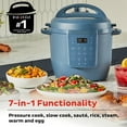 thumbnail image 3 of Instant Pot 6Qt RIO Chef Series, 7-in-1 Multi-Cooker, Pressure Cooker, Slow Cook, & More, Day Dream, 3 of 12
