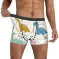 thumbnail image 2 of Kdxio Men's Boxer Briefs with Cute Dinosaurs Print - Comfortable and Breathable Underwear for Everyday Wear, 2 of 7