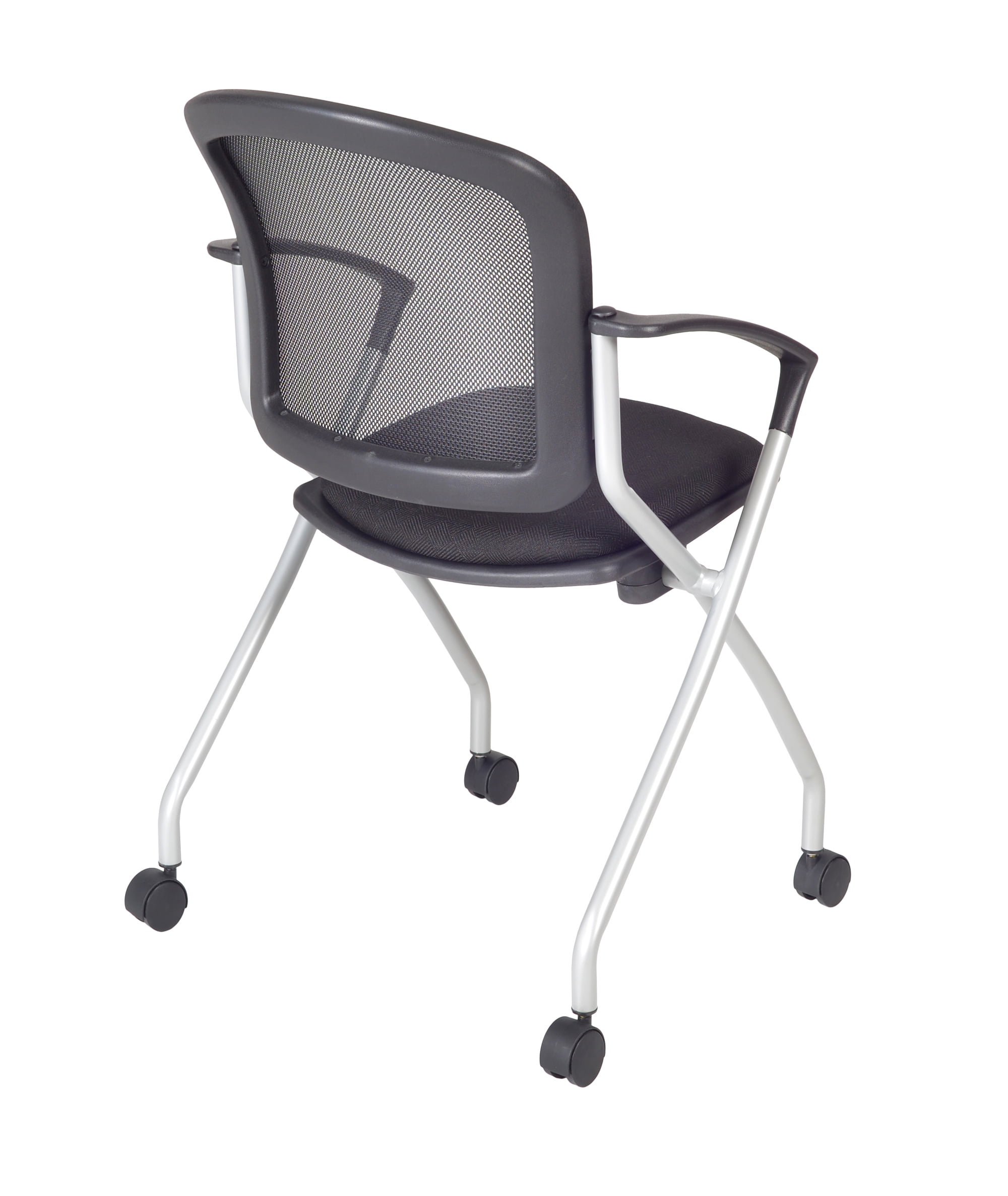 60" x 24" Kobe Mobile Training Table- Maple & 2 Cadence Chairs- Black