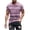 Pink, variant on Maean Big and Tall Shirts for Mens Short Sleeve Crewneck Striped Tshirts Summer Casual Tee Tops
