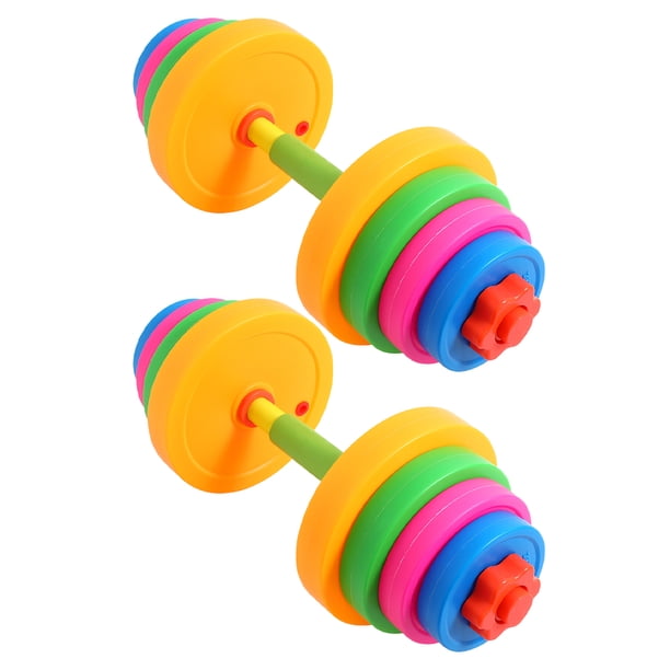 GOOHOCHY 2 mancuernas ajustables para niños: pesas rellenas de agua para uso doméstico y exterior. Equipo de entrenamiento para niños principiantes, gimnasio y fitness.