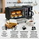 thumbnail image 5 of Estación de desayuno SOKANY SK-145 Incluye cafetera, plancha antiadherente y horno tostador de 4 rebanadas, versátil máquina de desayuno con temporizador, 5 of 6