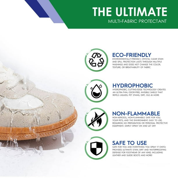 Waterproof Spray for Shoes Shoe Protector Spray Waterproof and