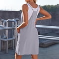thumbnail image 6 of Aloohaidyvio Dresses for Women Women Summer Dresses Casual Beach Vacation Dress Spaghetti Strap Sundress Sleeveless Mini Short Dress, 6 of 8