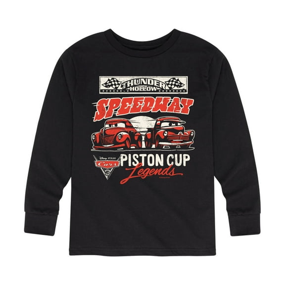 Disney's Cars - Thunder Hollow Piston Cup - Toddler And Youth Long Sleeve Graphic T-Shirt