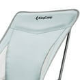 thumbnail image 3 of KingCamp Lightweight Highback Camping Chair with Cupholder & Pocket, Grey, 3 of 10