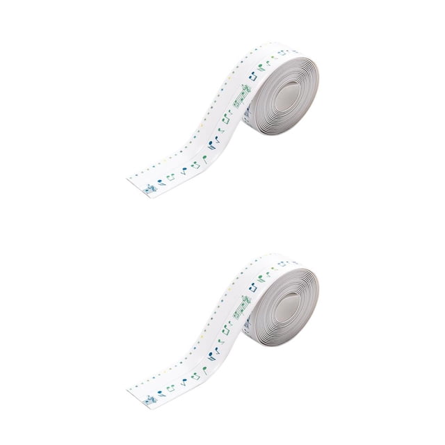Cinta Selladora Impermeable Naiovety para Baño Cocina Suelo 3.8x320cm 2piezas Música