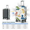 thumbnail image 6 of Haiem Dinosaur Luggage Cover,Durable, Washable Suitcase Protector With Anti-Scratch Technology - Keep Your Luggage Looking New Small, 6 of 9