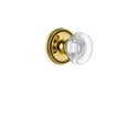 thumbnail image 2 of Grandeur Solbor_Prv_238 Soleil Solid Brass Rose Privacy Door Knob Set - Nickel, 2 of 5