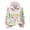#145-Pink, variant on Craaazy Women's Striped Ruffle Collar Carnival Party Graphic Long Sleeve Mardi Gras Tops with Button Gifts