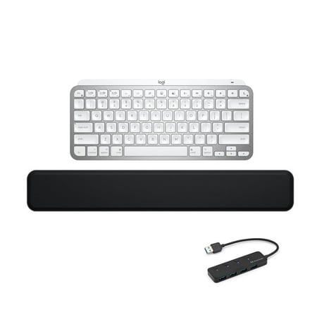 Logitech MX Keys Mini for Mac Wireless Keyboard Bundle with Accessories