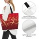 thumbnail image 3 of Fotbe Happy New Year2 Bolsa Tote Estética de Lona con Estampado para Mujer - Bolsa Reutilizable de Hombro Casual para Vacaciones, Compras, Trabajo y Gimnasio, 3 of 8