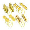 thumbnail image 1 of wonima44 Censen 12 Pcs Halloween Pom Pom Party Headbands Tinsel Ponytails Spirit Head Bopper Headwear for Christmas Birthday Holiday, 1 of 1