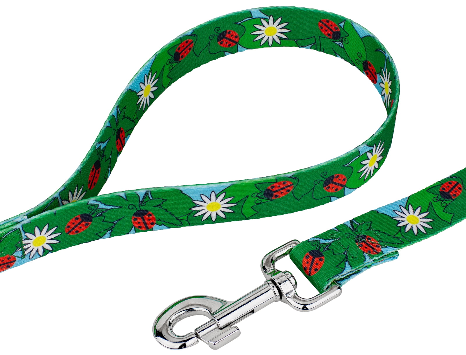 Country Brook Petz® Ladybug Picnic Everyday Dog Collar and Leash, Large