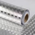 thumbnail image 1 of Adhesivo de Pared Autoadhesivo de PVC Cepillado Plateado, Impermeable, para Armario, Muebles, e, 1 of 5