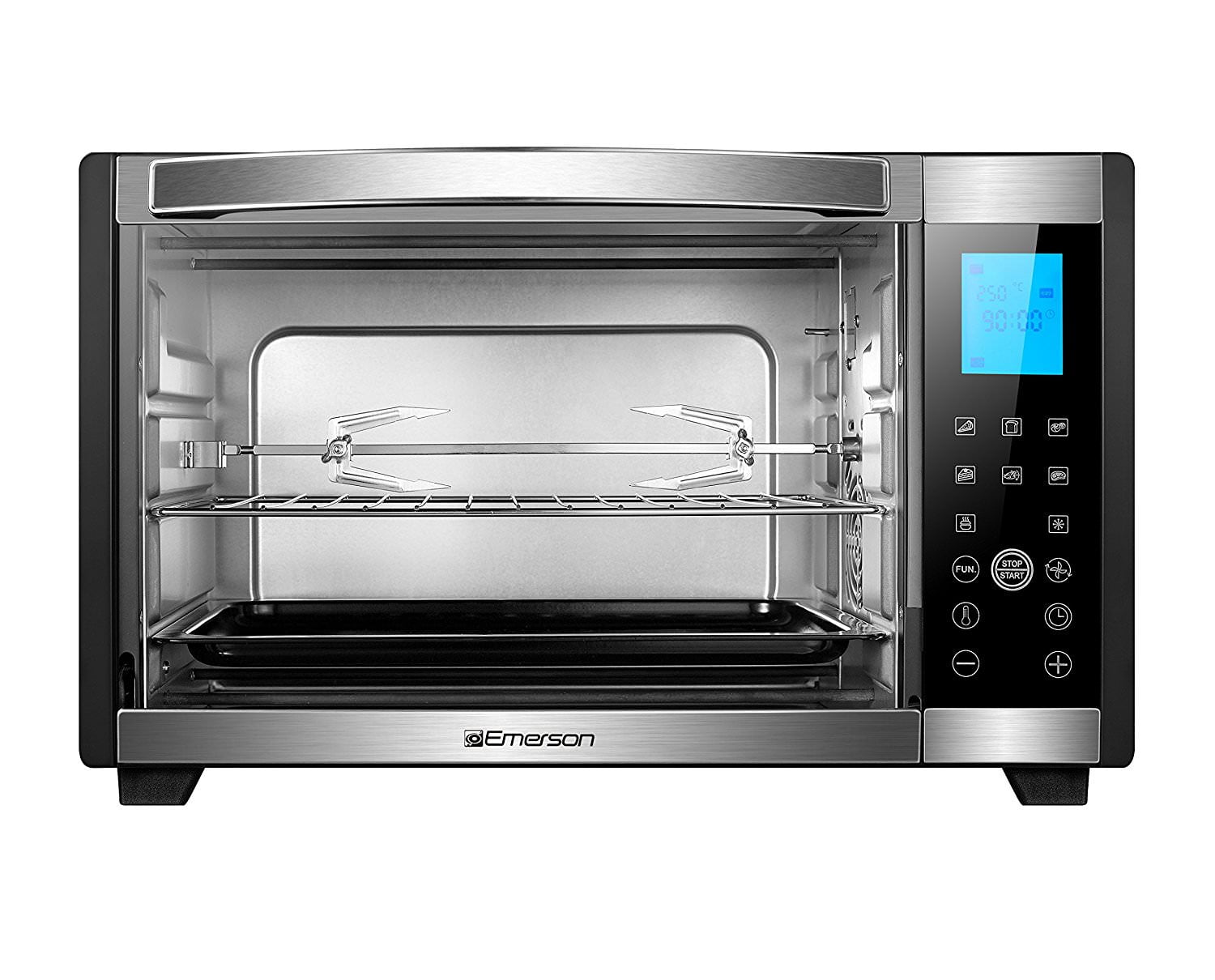 Emerson Red Toaster Oven