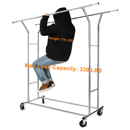 330 Lb Heavy Duty Clothing Garment Rackscommercial Grade