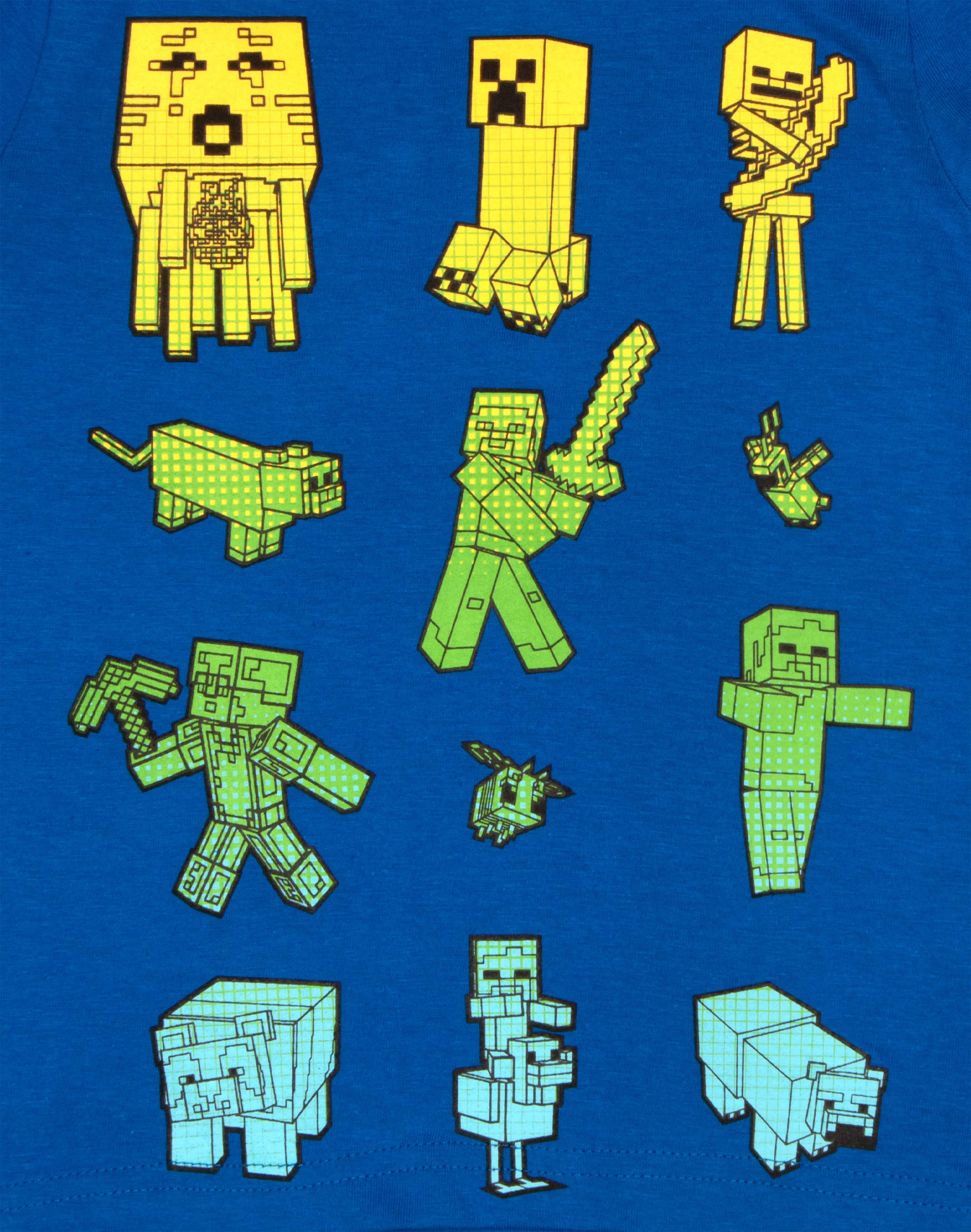 Minecraft Characters Boys Long Sleeve T-Shirt 2-Pack photo 7