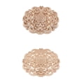 thumbnail image 1 of Aplique Tallado Redondo De Madera De Estilo Europeo Para Decoración De Muebles,, 1 of 9