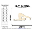 thumbnail image 2 of Unfinished Wood Yoga Plow Pose Shape | DIY Craft Cutout | up to 46" DIY 36" / 1/2", 2 of 3